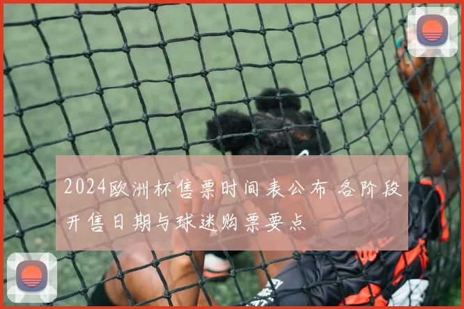 2024欧洲杯售票时间表公布 各阶段开售日期与球迷购票要点
