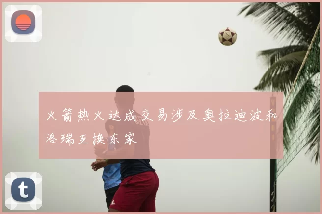 火箭热火达成交易涉及奥拉迪波和洛瑞互换东家