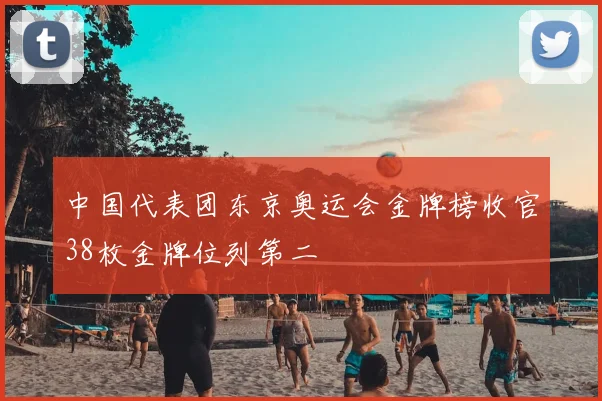 中国代表团东京奥运会金牌榜收官38枚金牌位列第二